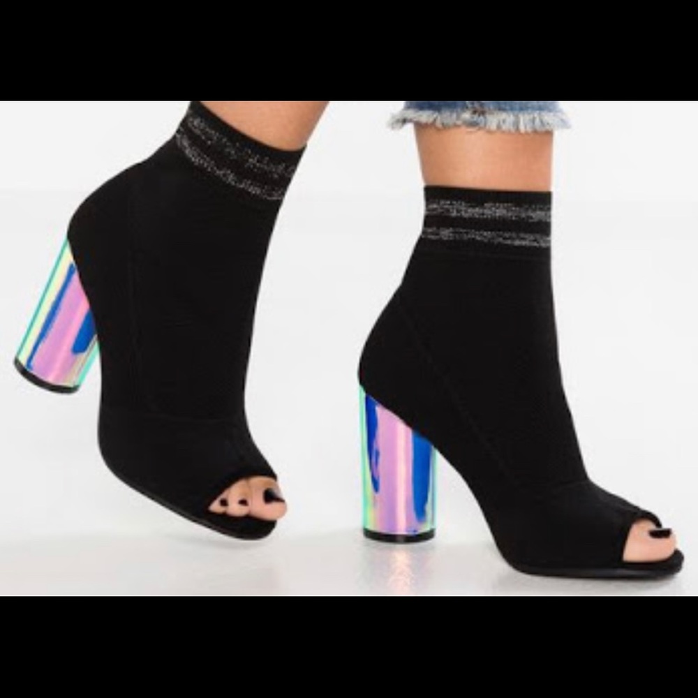 Call it spring ( DWIENIEL)Bootie knit peep toe